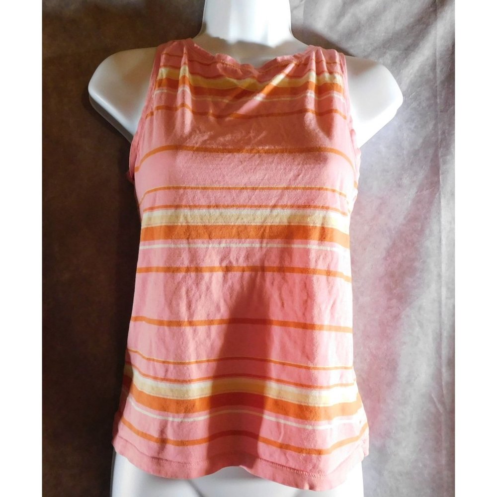 Talbots Pink And Orange Tank Top